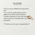 PRICE DIFFERENCE PAYMENT LINK