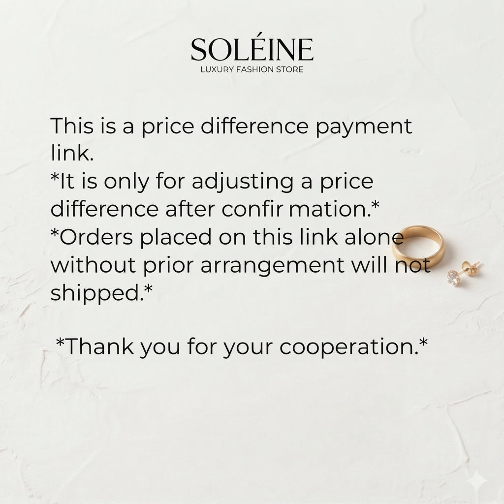 PRICE DIFFERENCE PAYMENT LINK